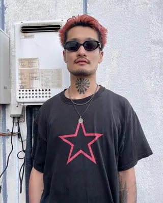 ショート カラー メンズ メンズ専門ブリー チカラー⚡️リュウジのヘアスタイル
