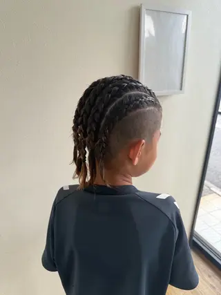 ヘアアレンジ メンズ 鎌倉 勇利/特殊ヘアのヘアスタイル