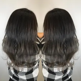 ミディアム カラー 大橋 輝久のヘアスタイル