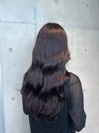 ロング カラー ヘアアレンジ ボブ艶モテカラー🫧 カリンのヘアスタイル