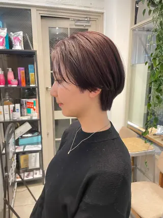 ショート 赤み消し×透明感 /🌙suwa🌙のヘアスタイル