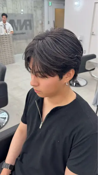 パーマ メンズ rinko/メンズ/ ブリーチカラー/栄のヘアスタイル