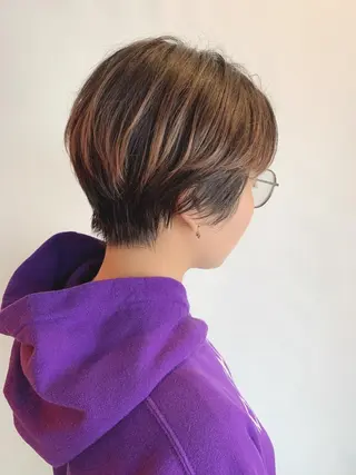 ショート 🎉骨格矯正カット ばば　としまさのヘアスタイル