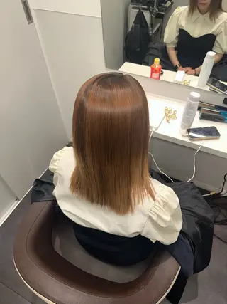 ミディアム 美髪特化✨ 伊織✨縮毛矯正✨のヘアスタイル