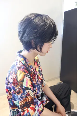 ショート 岩間 祐佳のヘアスタイル