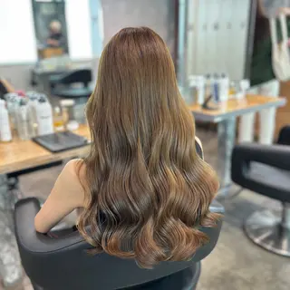 ロング カラー 赤み消しカラー 🍀JUNKIのヘアスタイル