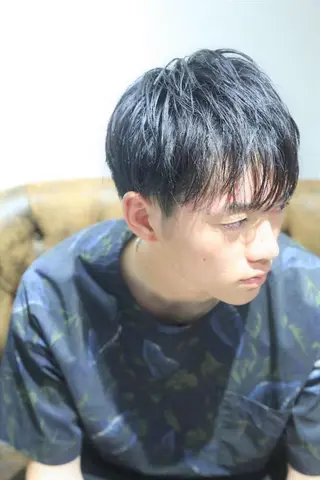 ショート メンズ 田中 識啓のヘアスタイル