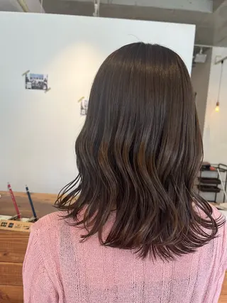 セミロング 🌱ますだ ふうか🌱のヘアスタイル