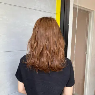ロング カラー 天池 結衣のヘアスタイル