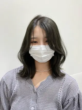ミディアム ❤︎︎韓国ヘア❤︎︎ 𝑺𝒉𝒊𝒉𝒐のヘアスタイル