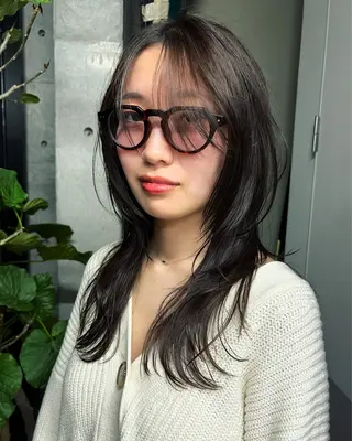 ロング ハッシュカット カシマハヤトのヘアスタイル