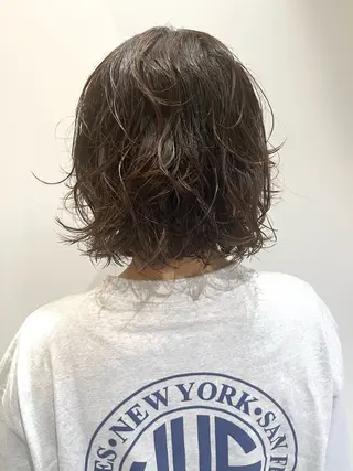 ショート カラー パーマ ニュアンスヘア☆樋口 希世☆のヘアスタイル