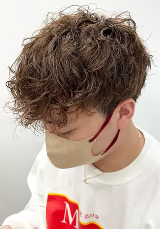 パーマ メンズ 會田 /レイヤーカットのヘアスタイル