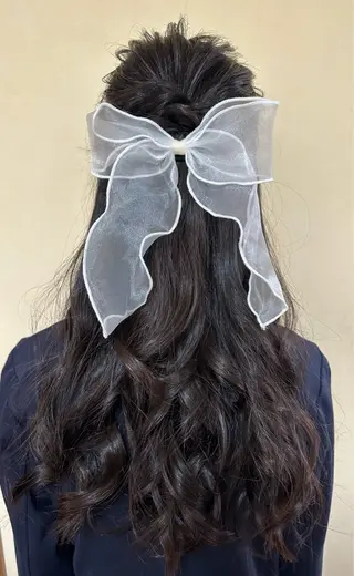 ロング ヘアアレンジ 塚田 恵のヘアスタイル