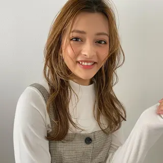 ロング カラー 🫧透明感カラー🫧 古川穂果のヘアスタイル