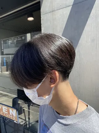 ミディアム カラー ヘアアレンジ メンズ 【毛流れヘア】 人気No.1/ユウキのヘアスタイル