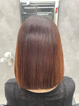 セミロング すぐ巻ける縮毛矯正 🍀勝倉　麗のヘアスタイル