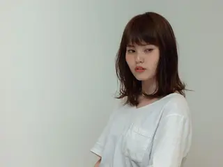 ミディアム ツジガキ ユウスケのヘアスタイル