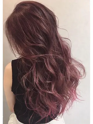 ロング カラー ヘアアレンジ 🌟高田 聖菜🌟のヘアスタイル