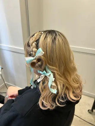 ヘアアレンジ 🌼透け感カラー 🌼Rinaのヘアスタイル