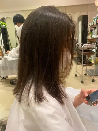 ミディアム sakamoto sayaのヘアスタイル