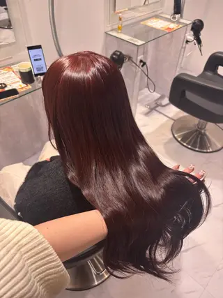 ロング カラー 髪質改善🩰透明感カ ラー🎀hinanoのヘアスタイル
