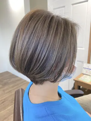 ショート カラー ハイライト⭐️上野 高広のヘアスタイル