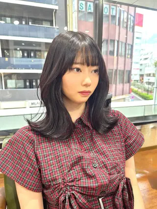 ミディアム 韓国ヘア特化型美容師 MITSUI🇰🇷のヘアスタイル