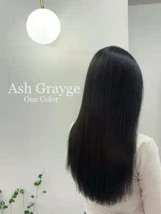 ロング カラー ヘアアレンジ 二ヶ月綺麗なデザイン カット/星野六三四のヘアスタイル