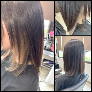 ミディアム 中島 剛のヘアスタイル