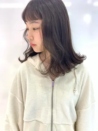 セミロング カラー レイヤー/ブリーチ HIKARU ♡のヘアスタイル