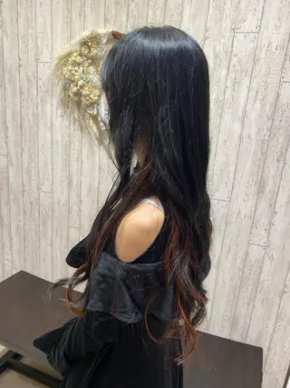 ロング カラー 🦋店長🦋 ほんさわ みずきのヘアスタイル