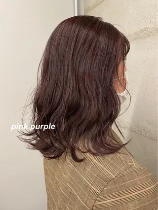 ミディアム ナガイ アヤのヘアスタイル