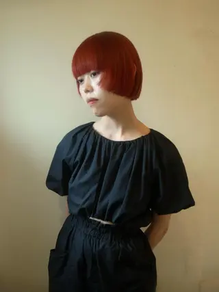 ショート カラー maki @pullnocのヘアスタイル