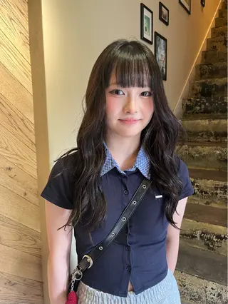 ロング FERIA あべの yumeho🍭のヘアスタイル