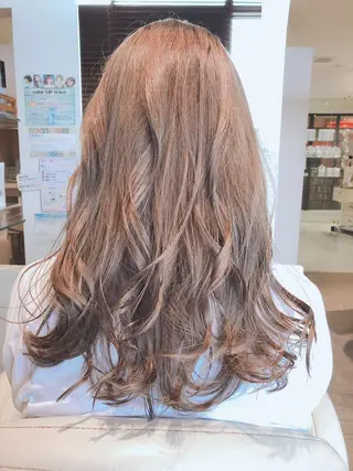 セミロング カラー hair &eye LAWE.店長のヘアスタイル