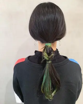 ロング カラー ヘアアレンジ 優作 〜圧倒的信頼〜のヘアスタイル