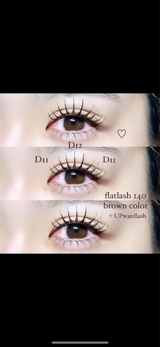 マツエク・マツパ GALN💛mami バインドロックのマツエク・マツパデザイン