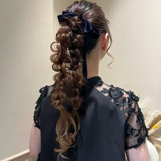 ロング ヘアアレンジ 🫧tomoka 透明感カラー🫧のヘアスタイル