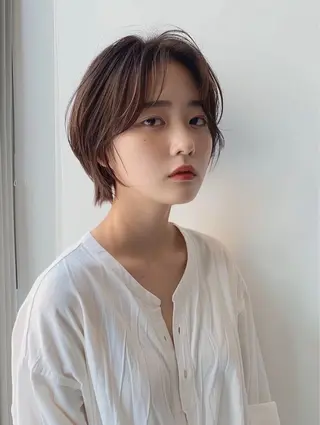 ショート カラー 似合わせ提案 セミナー講師美容師のヘアスタイル