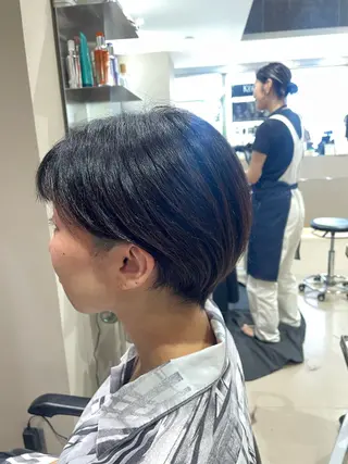 ショート けいせい/横浜/ カラー、パーマ、縮毛のヘアスタイル