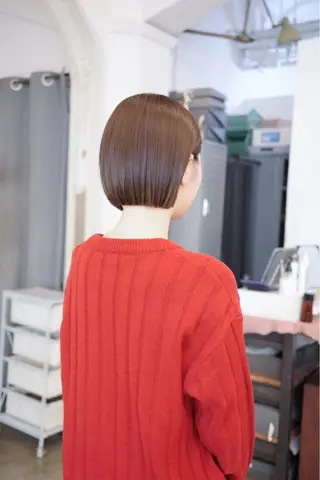 ミディアム ミタニ ナギサのヘアスタイル