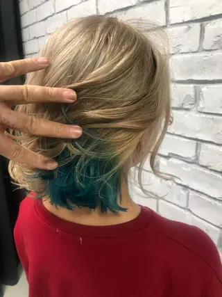 ミディアム カラー welring hair salonのヘアスタイル