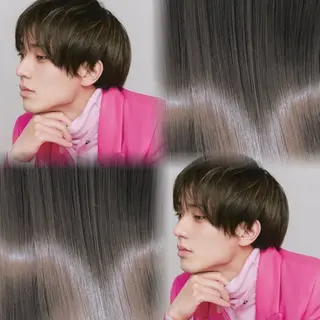 メンズ 韓国ガーリーヘア🎀 ／𝐦𝐨𝐞のヘアスタイル