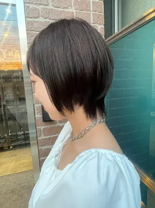 セミロング カラー パーマ ヘアアレンジ メンズ キッズ ネイル マツエク・マツパ アイブロウ 久木原 ゆりのヘアスタイル