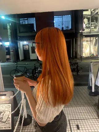 ロング カラー 透明感カラー/中崎町 fukaのヘアスタイル