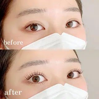 マツエク・マツパ アイブロウ 𝙈𝙊𝙔𝙐🎀 韓国風/束感まつ毛のマツエク・マツパデザイン