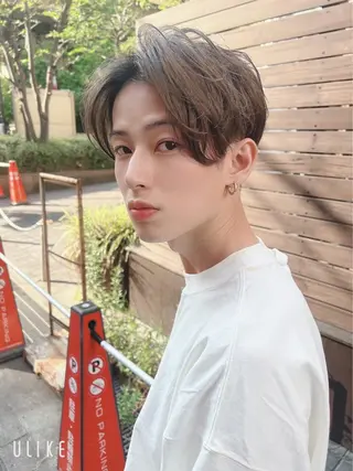 カラー メンズ メンズパーマ外屋敷 航のヘアスタイル