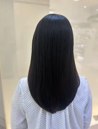 セミロング 縮毛矯正/髪質改善/ 艶髪ササキナツミのヘアスタイル
