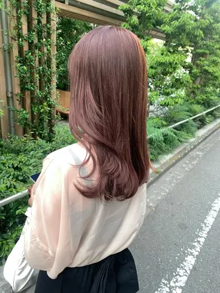 ロング カラー leben serikaのヘアスタイル